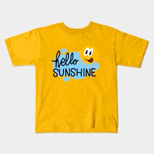 hello sunshine Kids T-Shirt